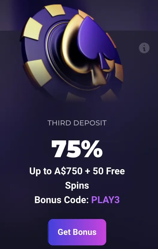 Third deposit information Lucky7even Casino